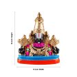 Bust Perumal Thayar Paper Mache Golu Bommai Pair - 15 x 11 Inches | Giri Golu Doll  Navaratri Golu Bomma Gombe For Sale