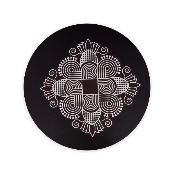 Wooden Manai Palagai - 1.25 x 5 Inches | Wooden Chowki  Round Shape Patla  Manakatti for Pooja  130 Gms Approx Discount