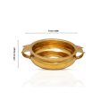 Brass Urli - 2.25 x 7 Inches | Uruli  Brass Bowl  Flower Pot for Home For Sale