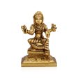 Bala Tripura Sundari Idol - 3.5 x 2.5 Inches | Antique Brass Idol  Balambigai Statue for Pooja  400 Gms Approx on Sale