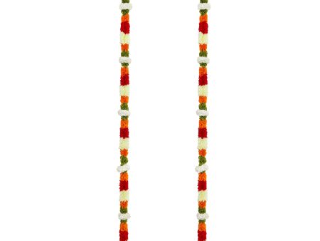 Door Toran Set - 8 Feet | Artificial Flower Toran  Thoran  Bandanwar for Door Decor  Assorted Design & Colour For Sale