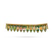 Thoranam - 6.5 x 34 Inches | Plastic Bandhanwar  Lace Jeeva Green Leaf Toran for Door Decor Fashion