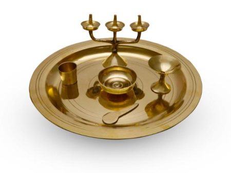 Ashtamangalyam Set - 7 Inches 600 Gms | Brass Ashta Mangalam  Ashtamangalyam Set for Marriage Online now