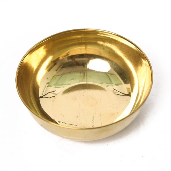 Brass Cup - 1.5 x 3.5 Inches | Rocket Cup  Kumkum Bowl for Pooja  35 Gms Approx Online Sale