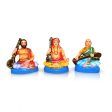 Sangeetha Mummoorthigal Clay Golu Bommai Set - 7 x 6 Inches | Giri Golu Doll  Navaratri Golu Bomma Gombe Bommai Online Sale