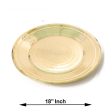 Brass Plate  - 18 Inches |  Thali Plate  Pooja Plate  Pottu Prath Plate  Pooja Thali for Home Online Hot Sale