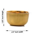 Brass Cup - 1.25 x 2.5 Inches | Puja Bowl  Katori  Brass Bowl for Pooja  20 Gms Approx For Sale