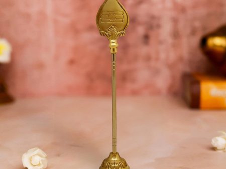 Brass Vel  - 10 x 2 Inches | Murugan Vel  Lord Murugan Vel for Pooja For Sale