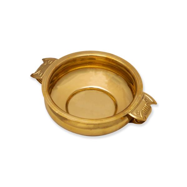 Brass Urli - 2.25 x 7 Inches | Uruli  Brass Bowl  Flower Pot for Home For Sale