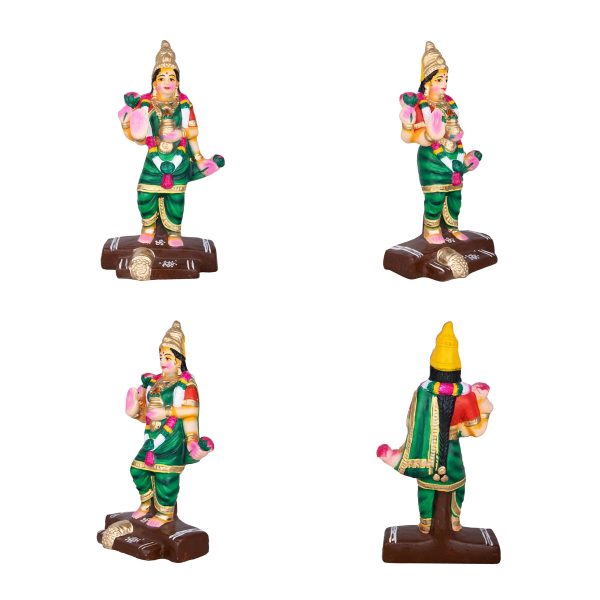 Vasthu Lakshmi Clay Golu Bommai Set - 11 x 5 Inches | Giri Golu Doll  Navaratri Golu Bomma Gombe Bommai For Discount