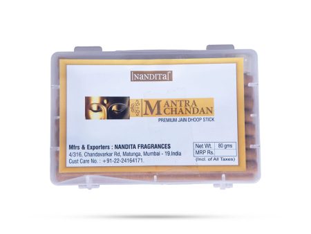 Nandita Mantra Chandan Permium Jain Dhoop Stick - 50 Gms | Sambrani Dhoop  Dhoop Batti for Pooja For Sale