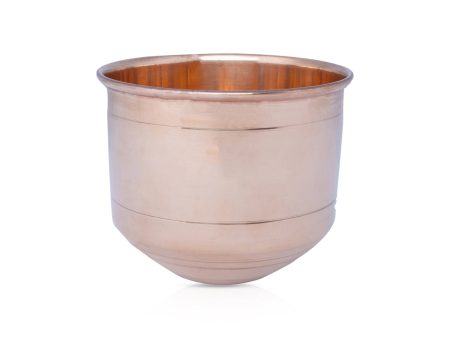 Copper Vattil - 4 x 5 Inches | Copper Vessel  Copper Bowl  Copper Cup for Pooja  280 Gms Approx Online Hot Sale