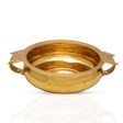 Brass Urli - 2 x 6 Inches | Uruli  Brass Bowl  Flower Pot for Home For Cheap