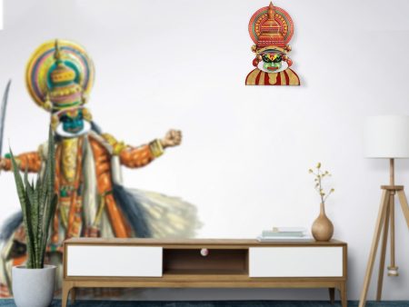 Kathakali Face Key Holder - 10 x 8 Inches | Key Hanger  Key Holder for Wall Online Sale