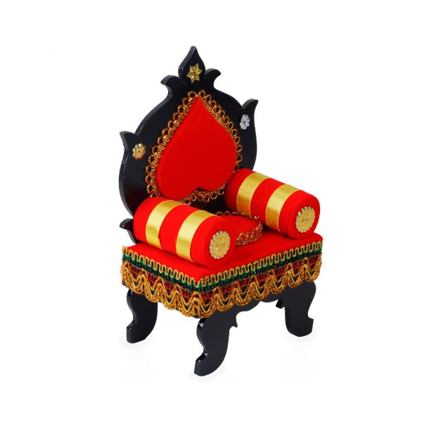 Singhasan  - 6  Inches |  Velvet Simhasanam  Aasan for Deity Online