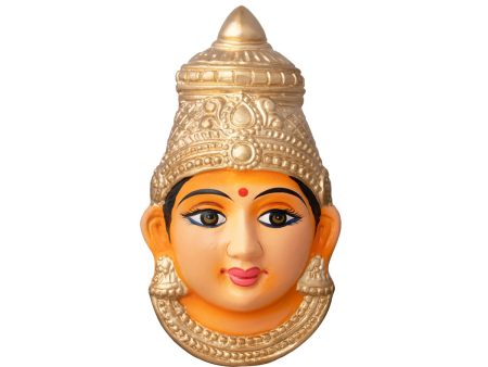 Devi Face Paper Mache Golu Bommai - 9 x 5 Inches | Giri Golu Doll  Navaratri Golu Bomma Gombe Bommai Discount