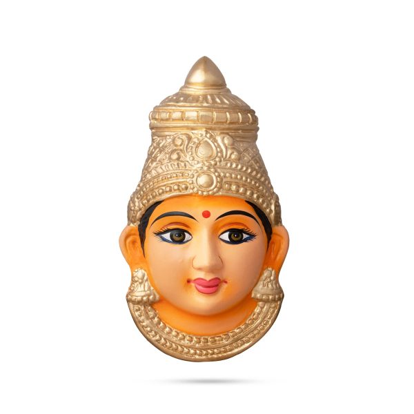 Devi Face Paper Mache Golu Bommai - 9 x 5 Inches | Giri Golu Doll  Navaratri Golu Bomma Gombe Bommai Discount