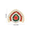 Stone Jewellery - 1 x 1.25 Inches | Deity Jewellery  Multicolour Stone Jewelry for Deity Decor Online