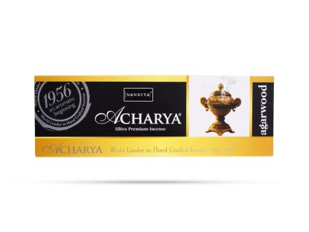 Nandita Acharya Agarwood Ultra Premium Incense Sticks - 50 Gms | Agarbatti  Agarbathi for Pooja Online now