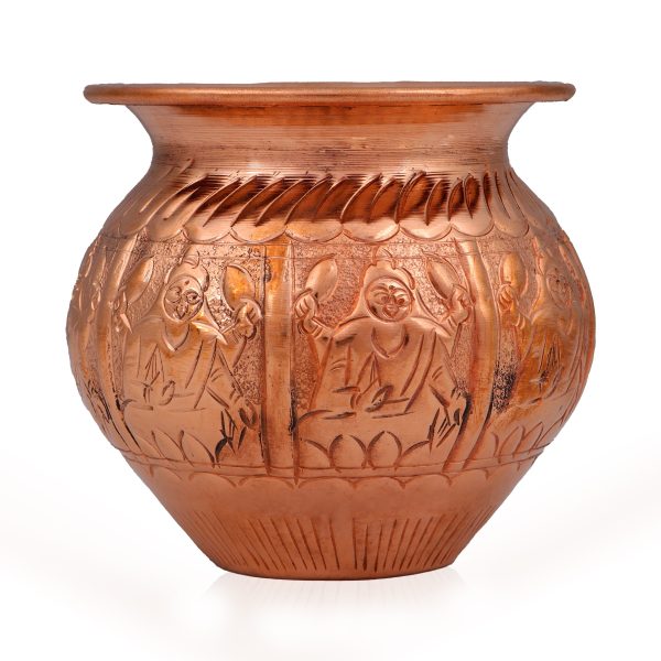 Copper Lota - 4 Inches | Ashtalakshmi Chombu  Copper Kalash for Pooja Online Sale