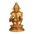 Ayyappan Statue - 3.5 Inch | Brass Statue  Ayyappan Idol for Pooja Supply