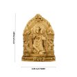 Radha Krishna Murti with Arch - 4.5 x 3.25 Inches | Resin Statue  Gold Polish Radha Krishna Idol for Pooja Supply