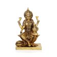 Laxmi Murti  - 7 x 4.5 Inches |  Brass Idol  Lakshmi Idol  Lakshmi Murti  Lakshmi Statue for Pooja Sale