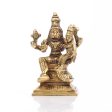 Lakshmi Narasimha Idol - 4.5 x 3 Inches | Lakshmi Narasimha Vigraham  Antique Brass Idol for Pooja  700 Gms Cheap