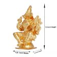 Varaha Lakshmi Idol - 1.5 Inches | Copper Idol  Gold Polish Lakshmi Murti  Varaha Laxmi Statue  Varaha Murti for Pooja Cheap