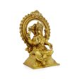 Lakshmi Idol With Arch - 8 x 5.5 Inches | Antique Brass Idol  Laxmi Murti  Lakshmi Murti for Pooja  2.500 Kgs Online