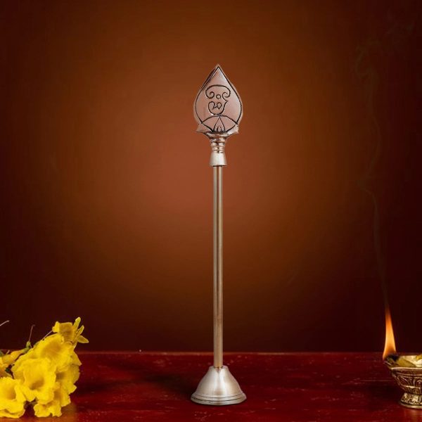 Brass Vel  - 12 x 2 Inches | Murugan Vel  Lord Murugan Vel for Pooja For Sale