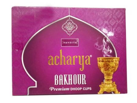 Nandita Premium Dhoop Cups 12Pcs - Acharya Bakhour Supply