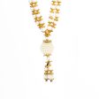 Moti Mala - 18 Inches | 2 Line Mala with Stone Locket  Jewellery for Deity Online Hot Sale