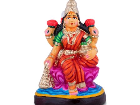 Lakshmi Clay Golu Bommai - 12 x 7 Inches | Giri Golu Doll  Navaratri Golu Bomma Gombe Bommai Fashion