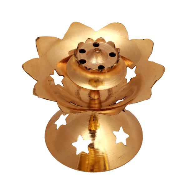 Agarbatti Stand - 2 x 3 Inches | Star Design Incense Stick Stand  Agarbatti Holder  Brass Agarbatti Stand for Pooja Online Hot Sale