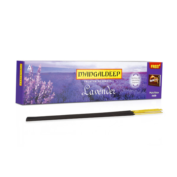 Mangaldeep Lavender Premium Incense 72 Sticks - Lavender Hot on Sale