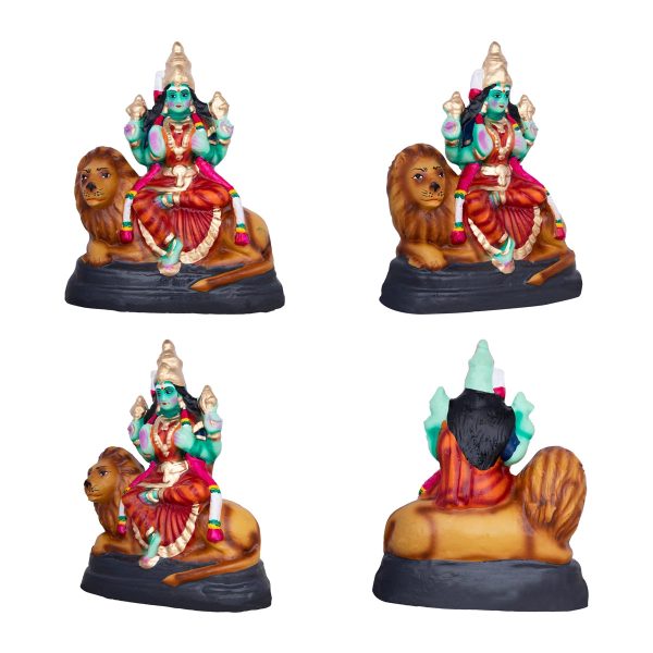 Lakshmi Saraswathi Durga Clay Golu Bommai Set - 8 x 9 Inches | Giri Golu Doll  Navaratri Golu Bomma Gombe Bommai Cheap