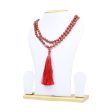 Semi Precious Stone Mala - Red | Jasper Mala  Japa Mala  Jewellery for Men & Women on Sale