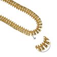 Shenbaga Poo Haram - 12 Inches | Gold Polish Haram  Gold Polish Jewellery for Deity Discount