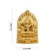 Saraswati Murti With Arch - 6 x 4 Inches | Resin Statue  Gold Polish Saraswati Idol for Pooja  500 Gms Approx For Cheap