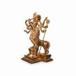 Radha Durga Murti Standing With Lion - 16 x 8.5 Inches | Panchaloha Statue for Pooja  14.750 Kgs Approx Discount