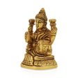 Laxmi Murti  - Goal Base - 3 x 2 Inches | Brass Idol  Lakshmi Idol  Lakshmi Murti  Lakshmi Statue for Pooja Online Hot Sale