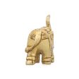 Elephant Statue - 2 x 2.5 Inches | Elephant Figurine  Antique Brass Idol for Home Decor  315 Gms Approx Online Sale