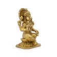 Lakshmi Idol - 5 x 3 Inches | Antique Brass Idol  Laxmi Murti  Lakshmi Murti for Pooja  990 Gms Approx Hot on Sale