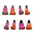 Ayyappan Clay Golu Bommai Set - 8 x 4.5 Inches | Giri Golu Doll  Navaratri Golu Bomma Gombe Bommai Online