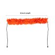 Artificial Flower - 12 Inches | Orange Colour Hair Flower  Artificial Gajra for Deity Decor For Discount