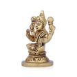 Laxmi Idol - 3 x 2 Inches | Antique Brass Idol  Lakshmi Idol  Lakshmi Murti for Pooja  280 Gms Approx on Sale