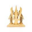 Balaji Murti - 5 Inch | Balaji Sridevi Boodevi with Namam  Antique Brass Statue  Balaji Statue for Pooja For Discount