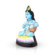 Butter Krishna Clay Golu Bommai - 12 x 8.25 Inches | Giri Golu Doll  Navaratri Golu Bomma Gombe Bommai Supply