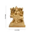 Durga Murti - 3 x 2 Inches | Resin Statue  Gold Polish Durga Mata for Pooja  80 Gms Approx Discount